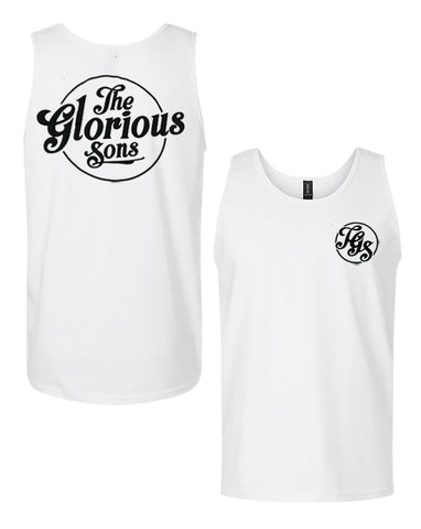 TGS LOGO WHITE TANK TOP